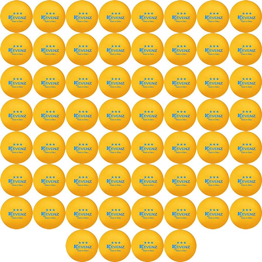 3 Star Ping Pong Balls, 40+Mm Advanced Table Tennis Ball, Bulk Outdoor Ping Pong Balls (Orange, White)