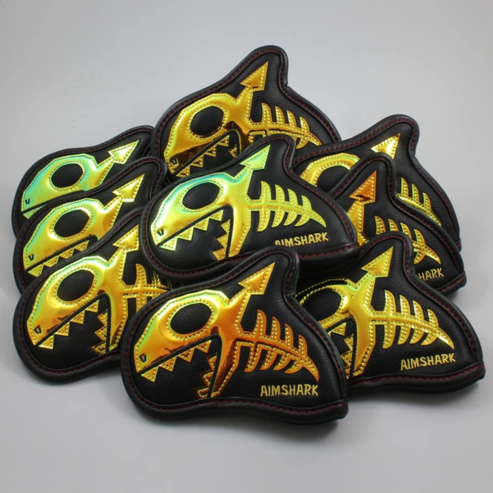 Skullshark Golf Iron Covers/1Pcs or 9Pcs Set/Golf Head Covers/Golf Club Covers